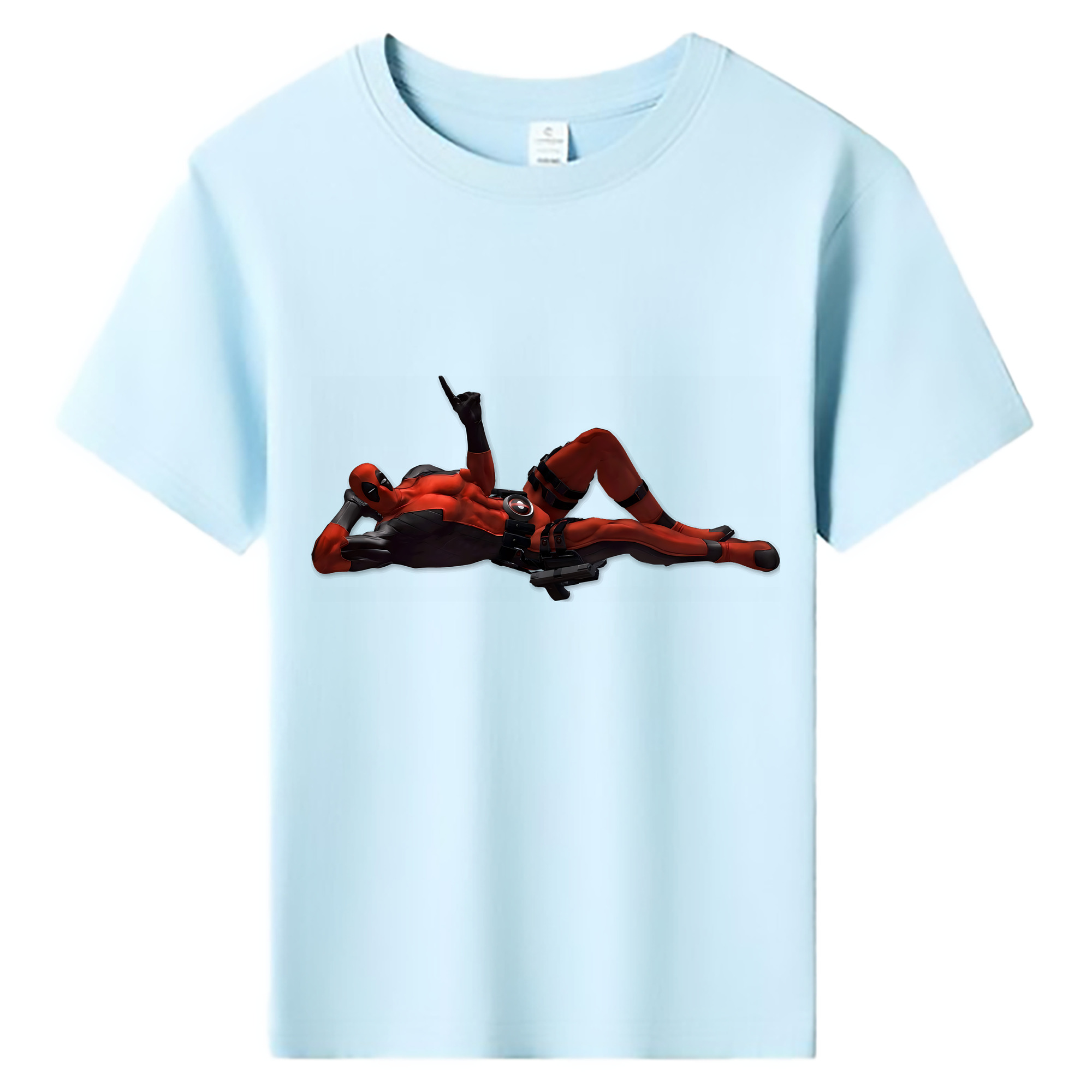 （画像用） Deadpool デッドプール 綿100％キッズTシャツ（フロントプリント）